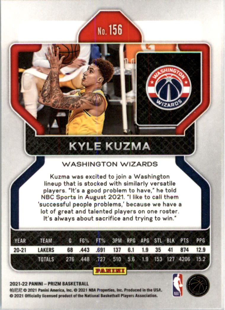 2021-22 Panini Prizm Basketball Card Pick (Base) 1-250 - Picture 313 of 499