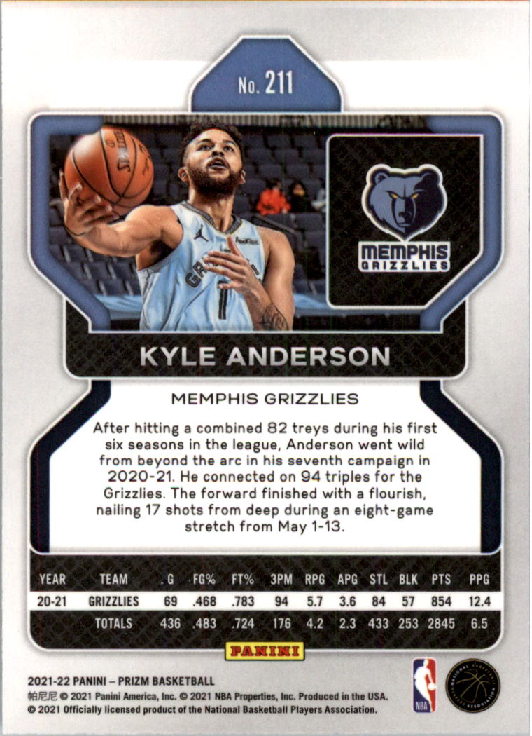 2021-22 Panini Prizm Basketball Card Pick (Base) 1-250 - Picture 423 of 499