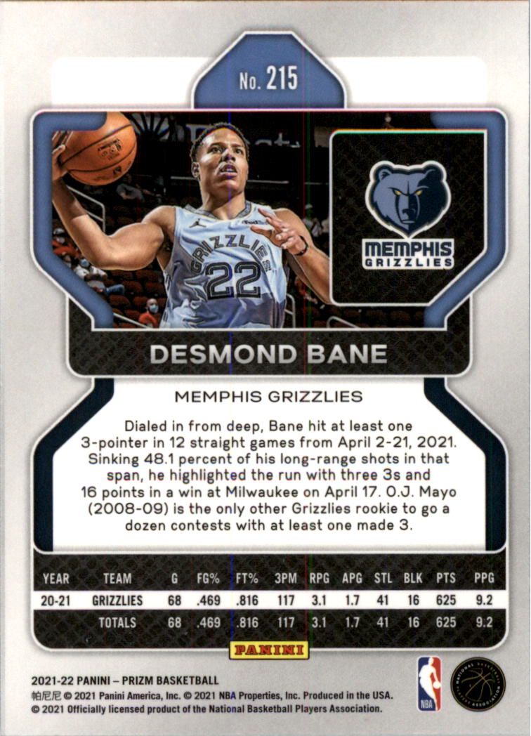 2021-22 Panini Prizm Basketball Card Pick (Base) 1-250 - Picture 431 of 499