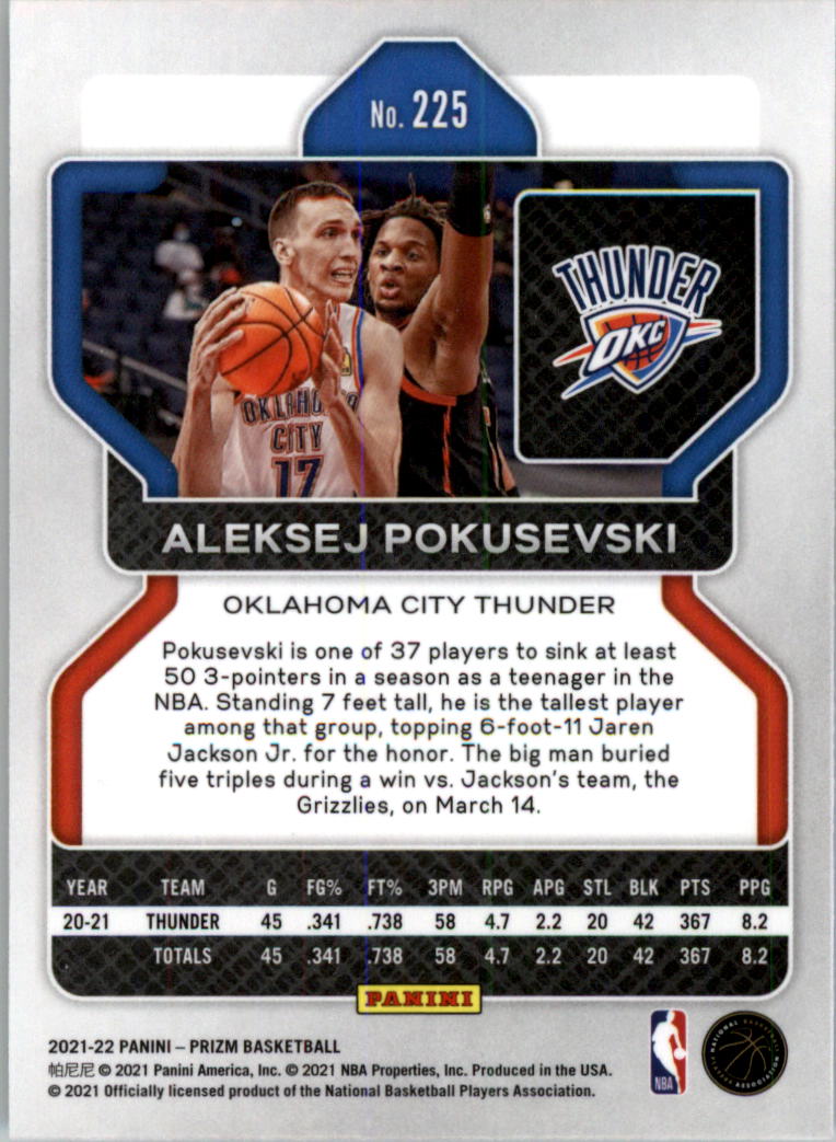 2021-22 Panini Prizm Basketball Card Pick (Base) 1-250 - Picture 449 of 499
