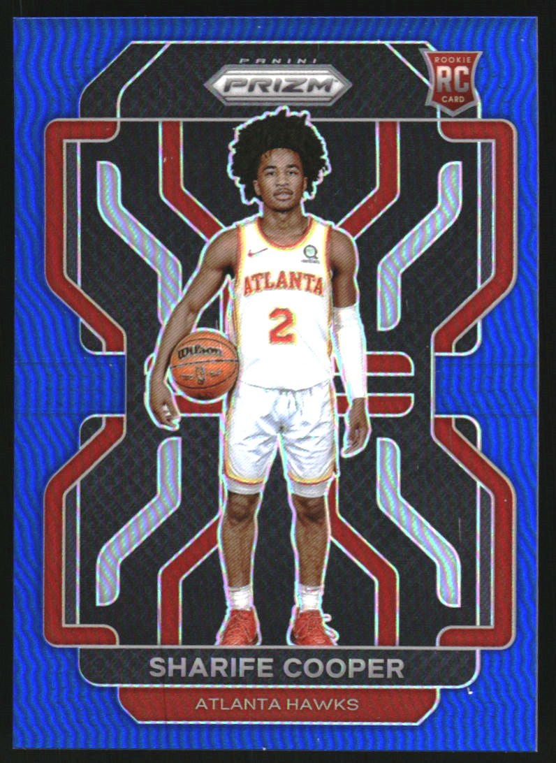 2021-22 Panini Prizm Prizms Blue #280 Sharife Cooper