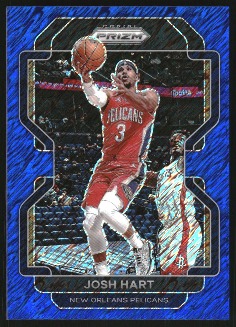 2021 Panini Prizm Basketball Blue Shimmer Josh Hart #48