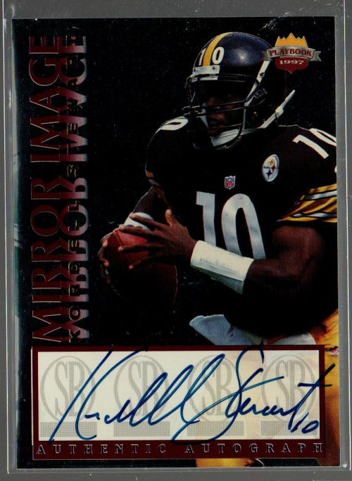 Kordell Stewart Autographed Pittsburgh Steelers Football NFL