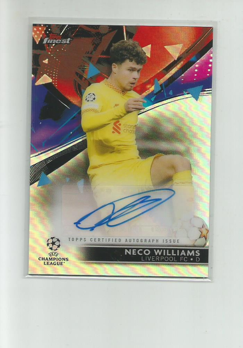 NOA LANG AUTO 2021-22 Topps Finest UEFA Champions League # BA-NL CLUB BRUGGE