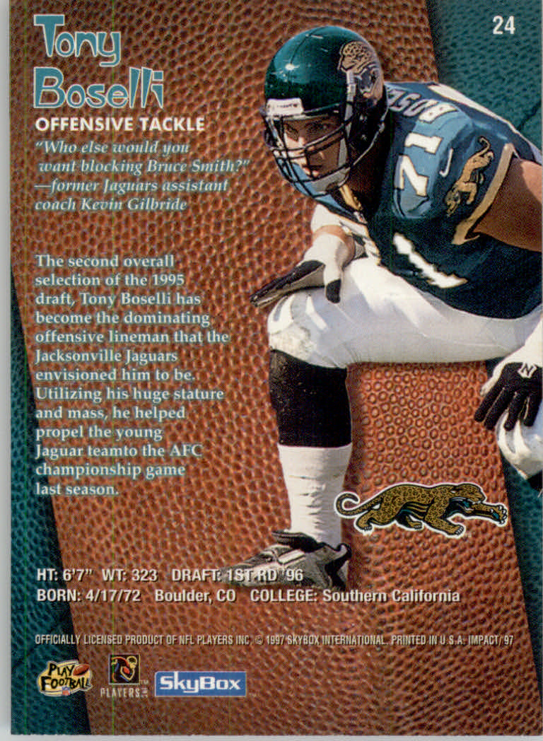 1997 Skybox Impact Football "Main Set" Base Cards - Picture 48 of 480