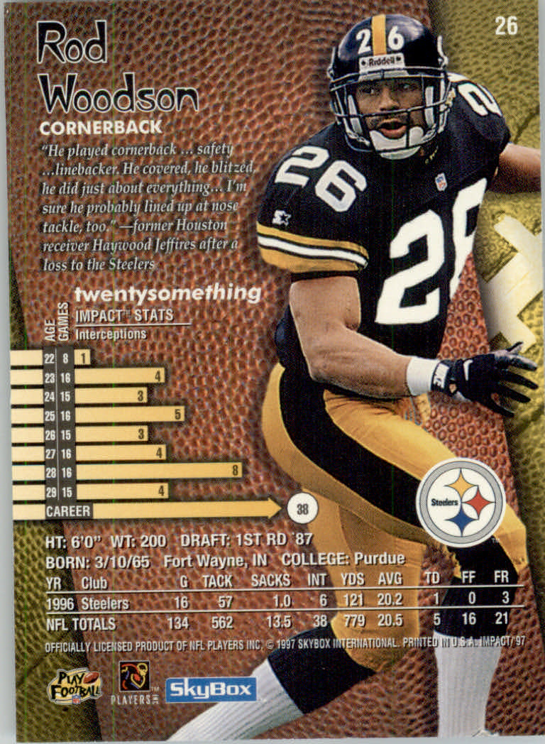 1997 Skybox Impact Football "Main Set" Base Cards - Picture 52 of 480