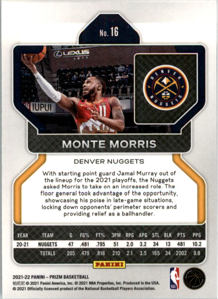 2021-22 Panini Prizm Basketball Card Pick (Base) 1-250 - Picture 33 of 499