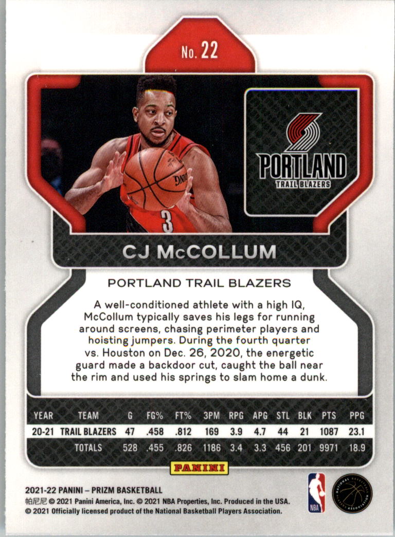2021-22 Panini Prizm Basketball Card Pick (Base) 1-250 - Picture 45 of 499