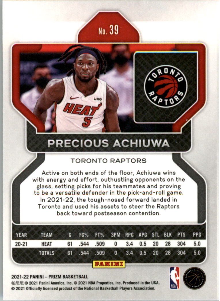 2021-22 Panini Prizm Basketball Card Pick (Base) 1-250 - Picture 79 of 499
