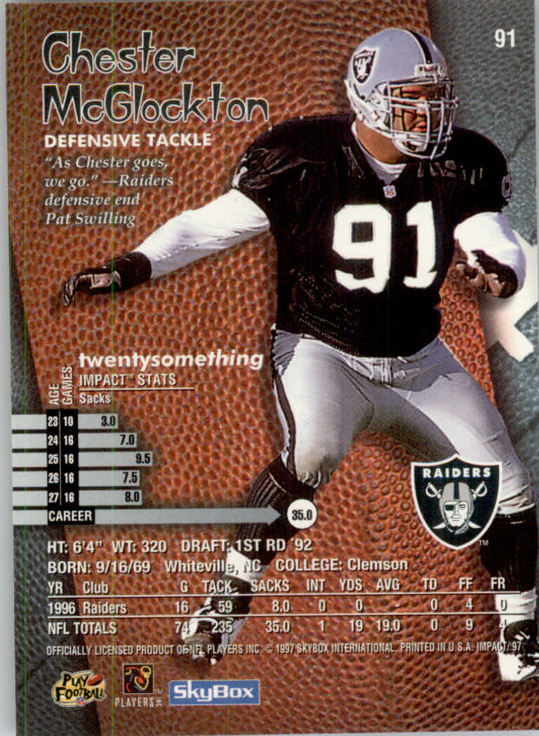 1997 Skybox Impact Football "Main Set" Base Cards - Picture 178 of 480