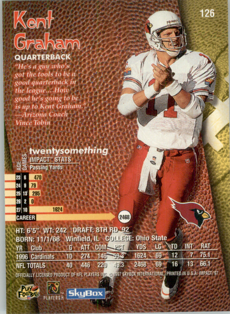 1997 Skybox Impact Football "Main Set" Base Cards - Picture 248 of 480