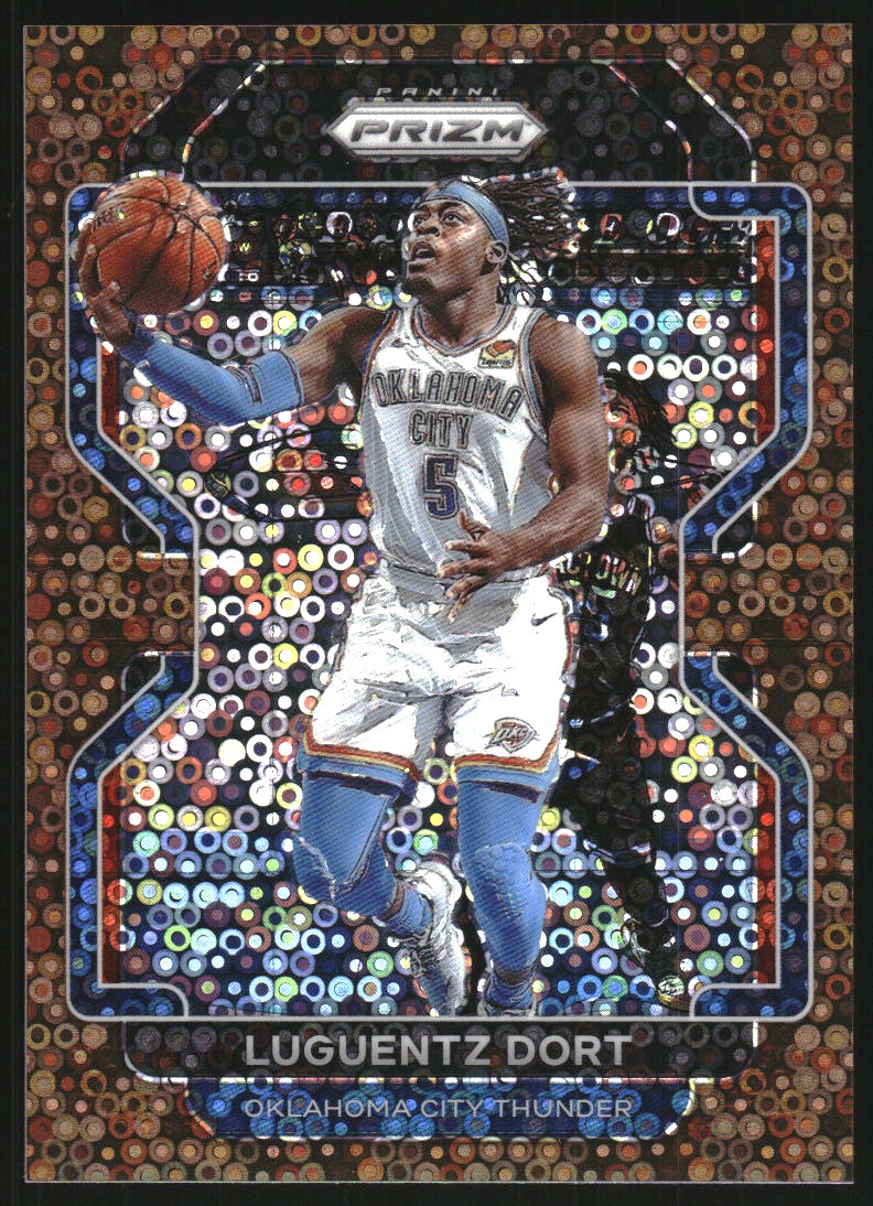 2021-22 Panini Prizm Prizms Fast Break Bronze #114 Luguentz Dort
