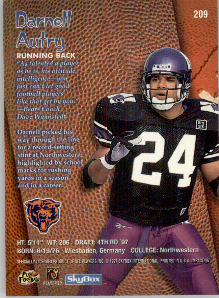 1997 Skybox Impact Football "Main Set" Base Cards - Picture 410 of 480
