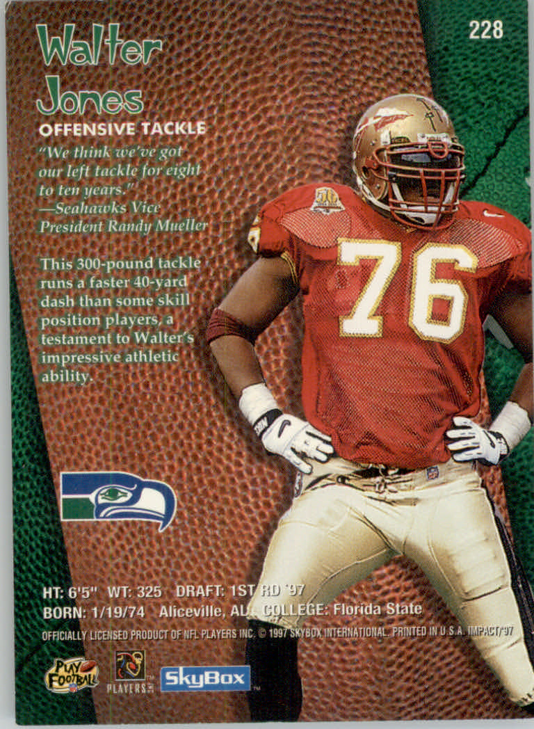 1997 Skybox Impact Football "Main Set" Base Cards - Picture 440 of 480