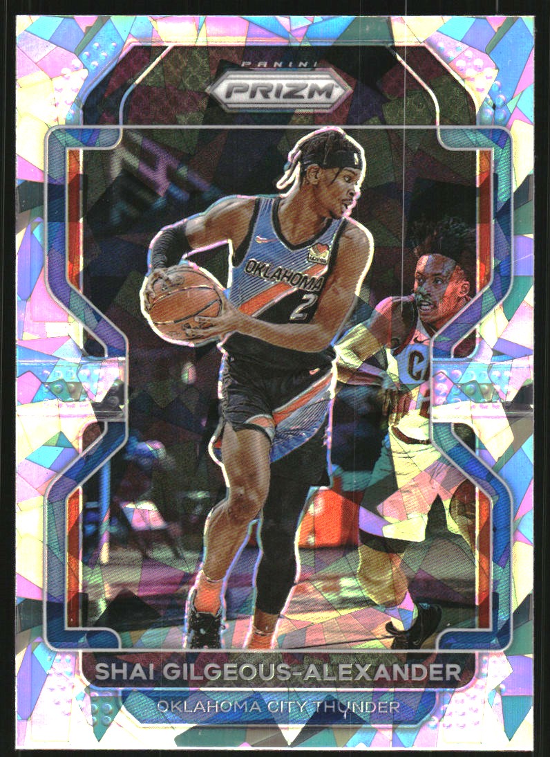 2021-22 Panini Prizm Prizms Ice #238 Shai Gilgeous-Alexander