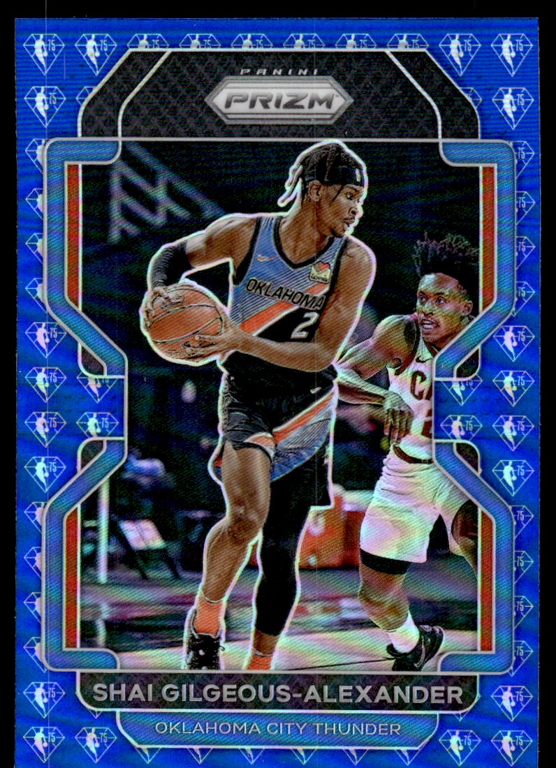 2021-22 Panini Prizm Prizms NBA 75th Anniversary #238 Shai Gilgeous-Alexander
