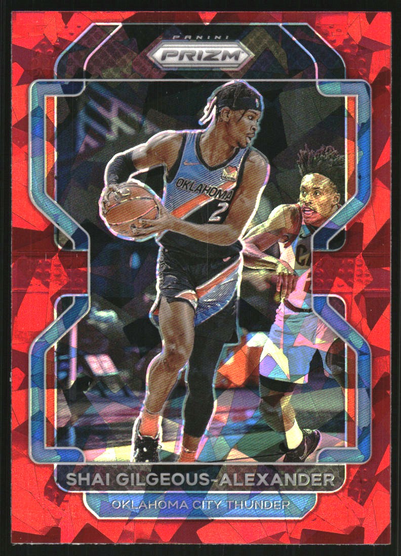2021-22 Panini Prizm Prizms Red Ice #238 Shai Gilgeous-Alexander