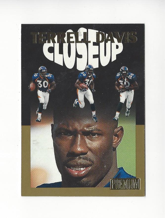 1997 SkyBox Premium Close-ups #1 Terrell Davis