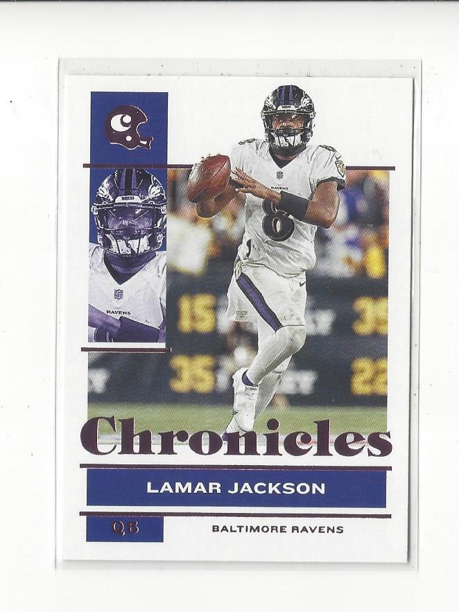 2021 Panini Chronicles Pink #7 Lamar Jackson