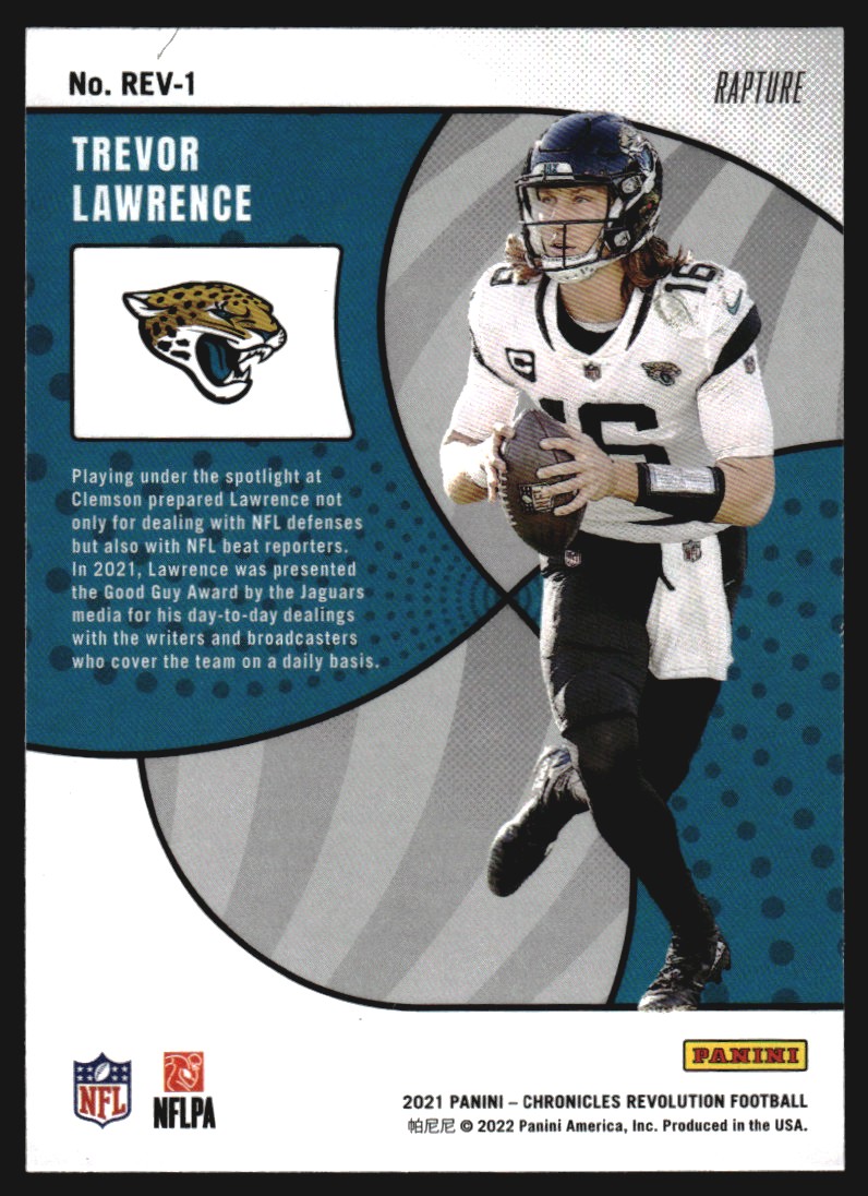 2021 Panini Chronicles Revolution #1 Trevor Lawrence