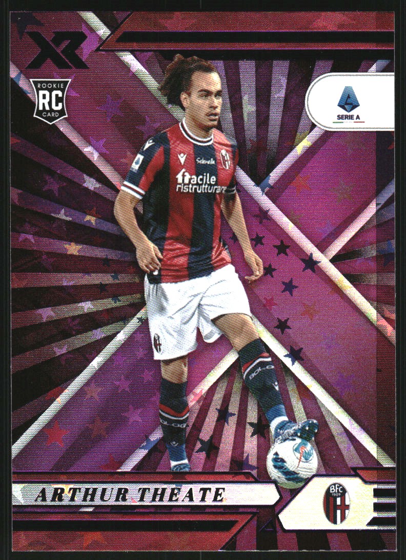 2021-22 Panini Chronicles Serie A Purple Astro #111 Arthur Theate/XR