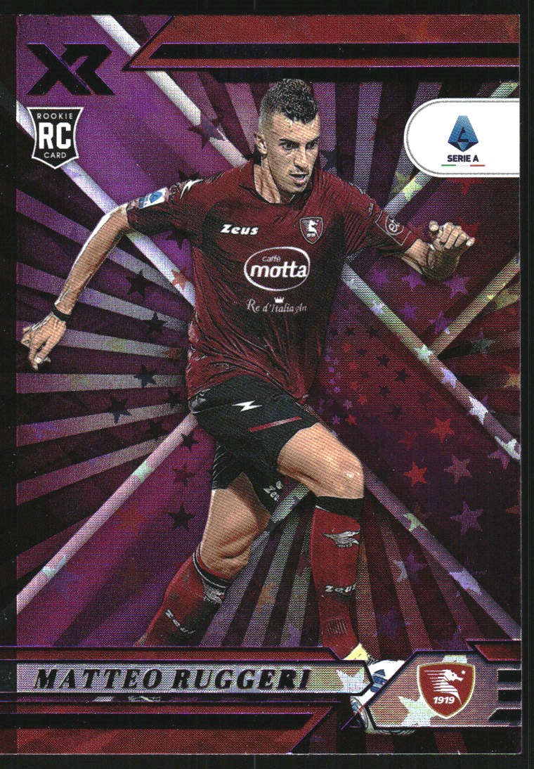 2021-22 Panini Chronicles Serie A Purple Astro #135 Matteo Ruggeri/XR