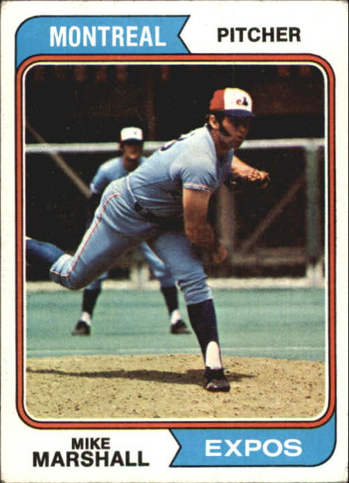 1974 Topps #73 Mike Marshall Montreal Expos EX  D14730