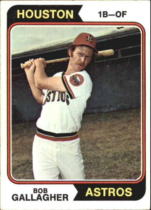 1974 Topps #21 Bob Gallagher Houston Astros EX  D14762