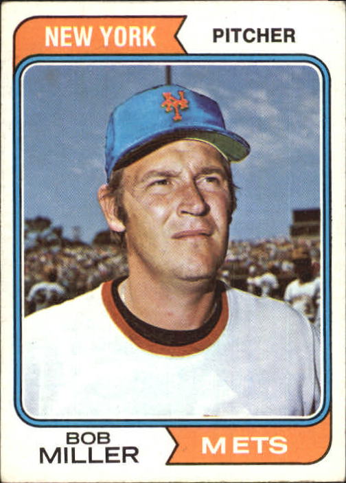 1974 Topps #624 Bob Miller New York Mets EX  D14541