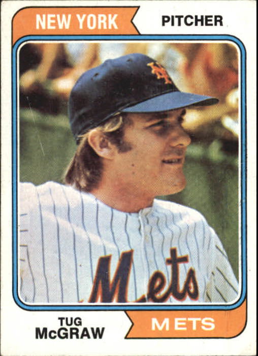 1974 Topps #265 Tug McGraw New York Mets EX  D14609