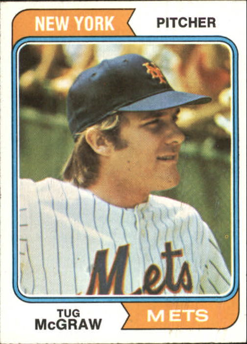 1974 Topps #265 Tug McGraw New York Mets EX-MT D14973