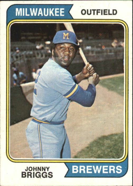 1974 Topps #218 Johnny Briggs Milwaukee Brewers EX-MT D15248