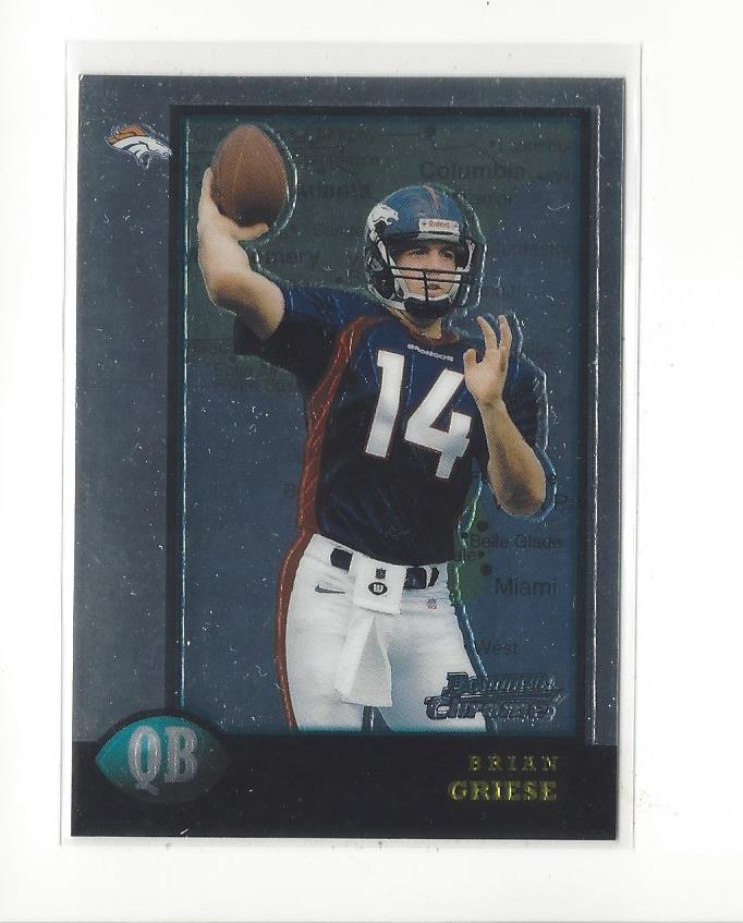 1998 Bowman Chrome Interstate #7 Brian Griese