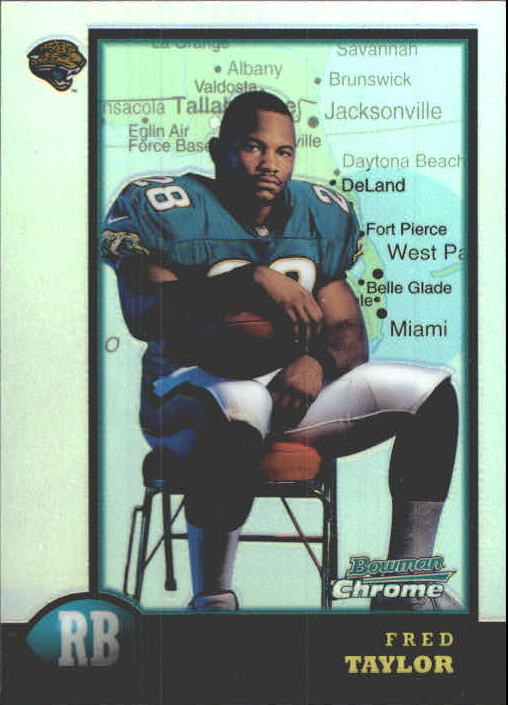 1998 Bowman Chrome Interstate Refractors #11 Fred Taylor