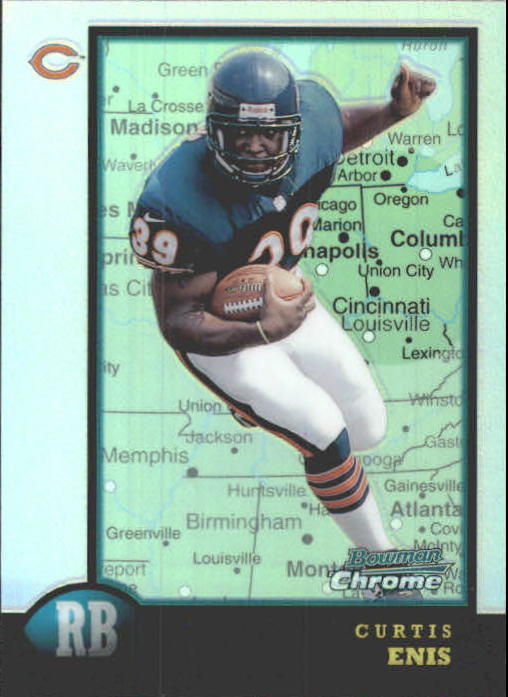 1998 Bowman Chrome Interstate Refractors #20 Curtis Enis