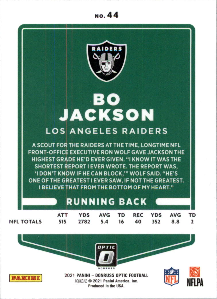 2021 Donruss Optic Football Card Pick (Base) 1-100