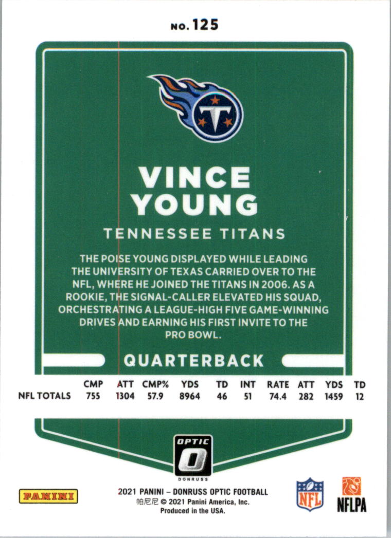 2021 Donruss Optic Football Card Pick (Base) 101-300