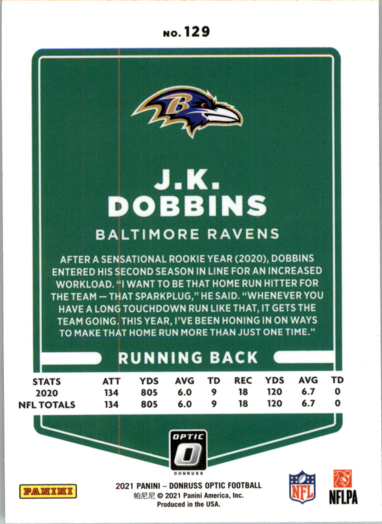 2021 Donruss Optic Football Card Pick (Base) 101-300