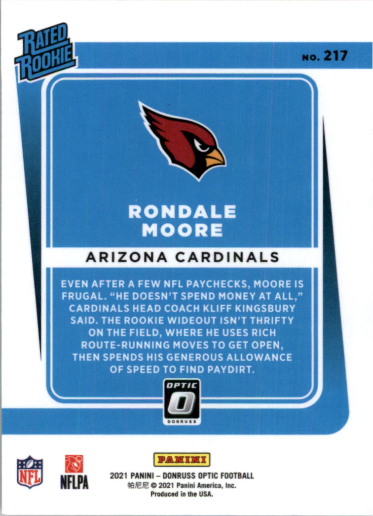 2021 Donruss Optic Football Card Pick (Base) 101-300