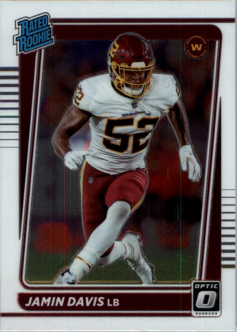 2021 Donruss Optic Football Card Pick (Base) 101-300