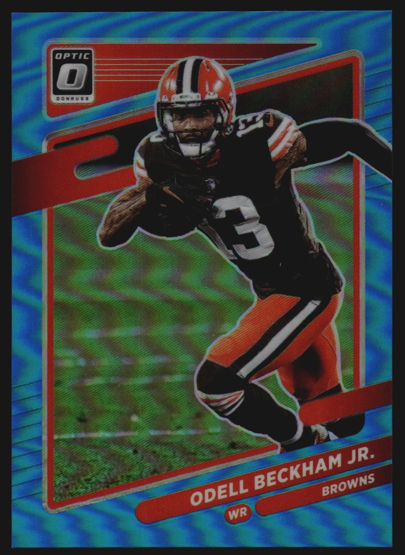 2021 Donruss Optic Aqua #138 Odell Beckham Jr.