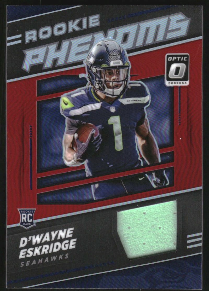 2021 Donruss Optic Rookie Phenoms Jerseys #19 D'Wayne Eskridge