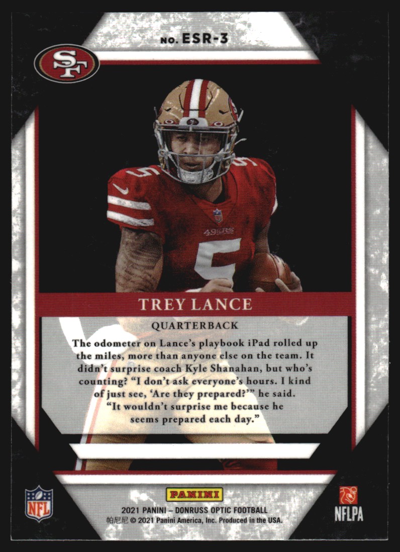 2021 Donruss Optic The Elite Series Rookies #3 Trey Lance