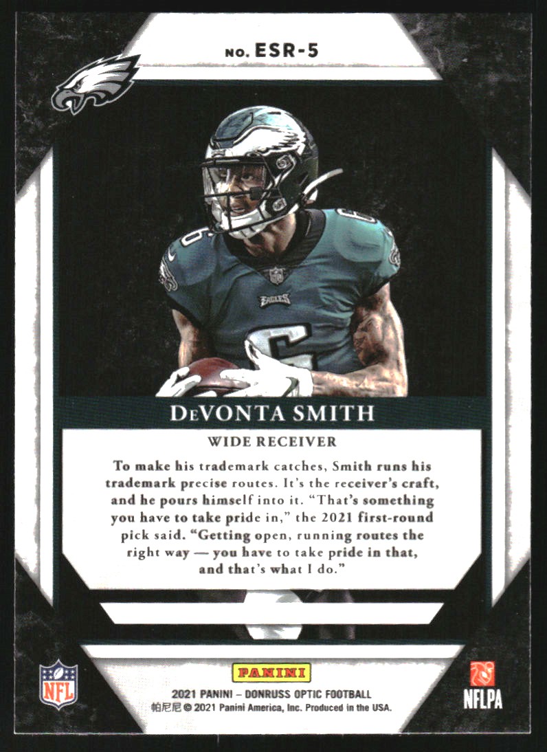 2021 Donruss Optic The Elite Series Rookies #5 DeVonta Smith