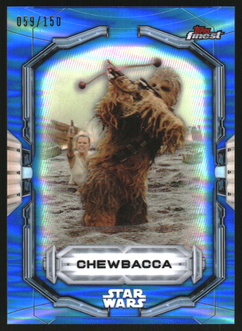 2022 Topps Chrome Star Wars Galaxy Mojo Refractor Chewbacca /50 #5