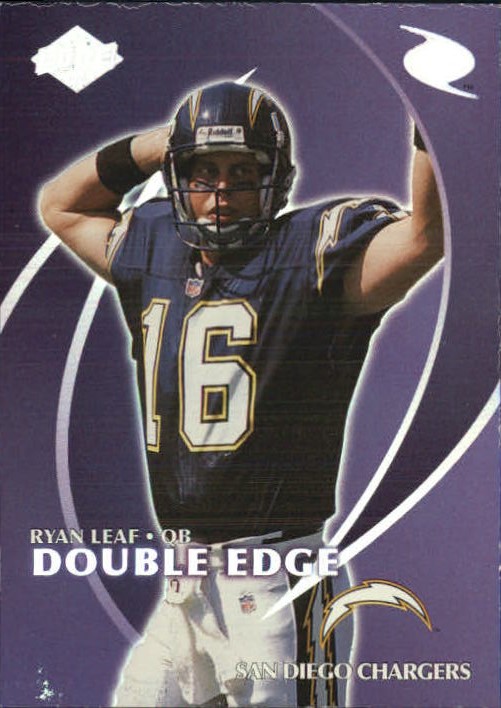 1998 Collector's Edge Odyssey Double Edge #2B Brett Favre/Ryan Leaf F