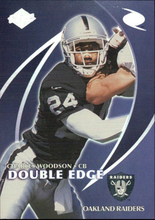 1998 Collector's Edge Odyssey Double Edge #4B Deion Sanders/Charles Woodson F