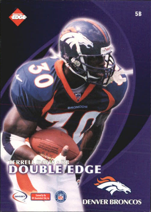 1998 Collector's Edge Odyssey Double Edge #5B Terrell Davis/Curtis Enis F back image