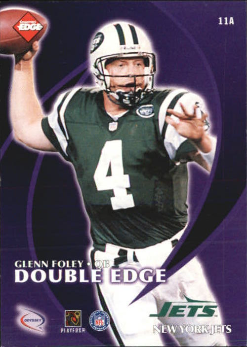 1998 Collector's Edge Odyssey Double Edge #11A Doug Flutie F/Glenn Foley back image