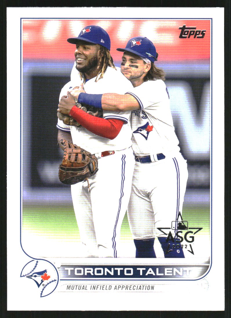 2022 Topps Factory Set All-Star Game #381 Toronto Talent/Bo Bichette/Vladimir Guerrero Jr.